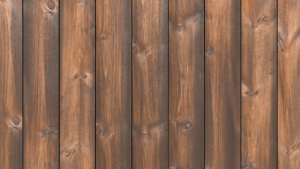 3D visualisering: MøreRoyal - Concise terrassebord, 28x120. 3D visualisering av ferdig montert terrasse i brun.
