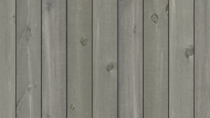 3D visualisering: MøreRoyal - Concise terrassebord, 28x120. 3D visualisering av ferdig montert terrasse i grå.