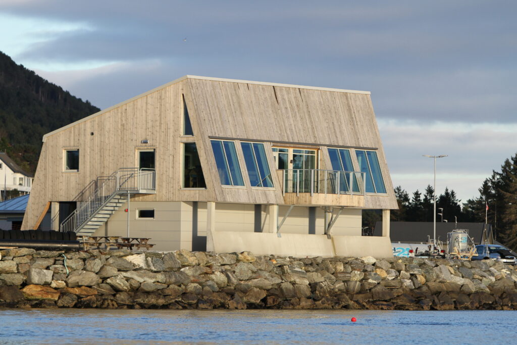 Klubbhuset til Florø seilforening.