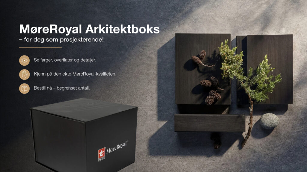 Arkitektboksen med all informasjon om MøreRoyal
