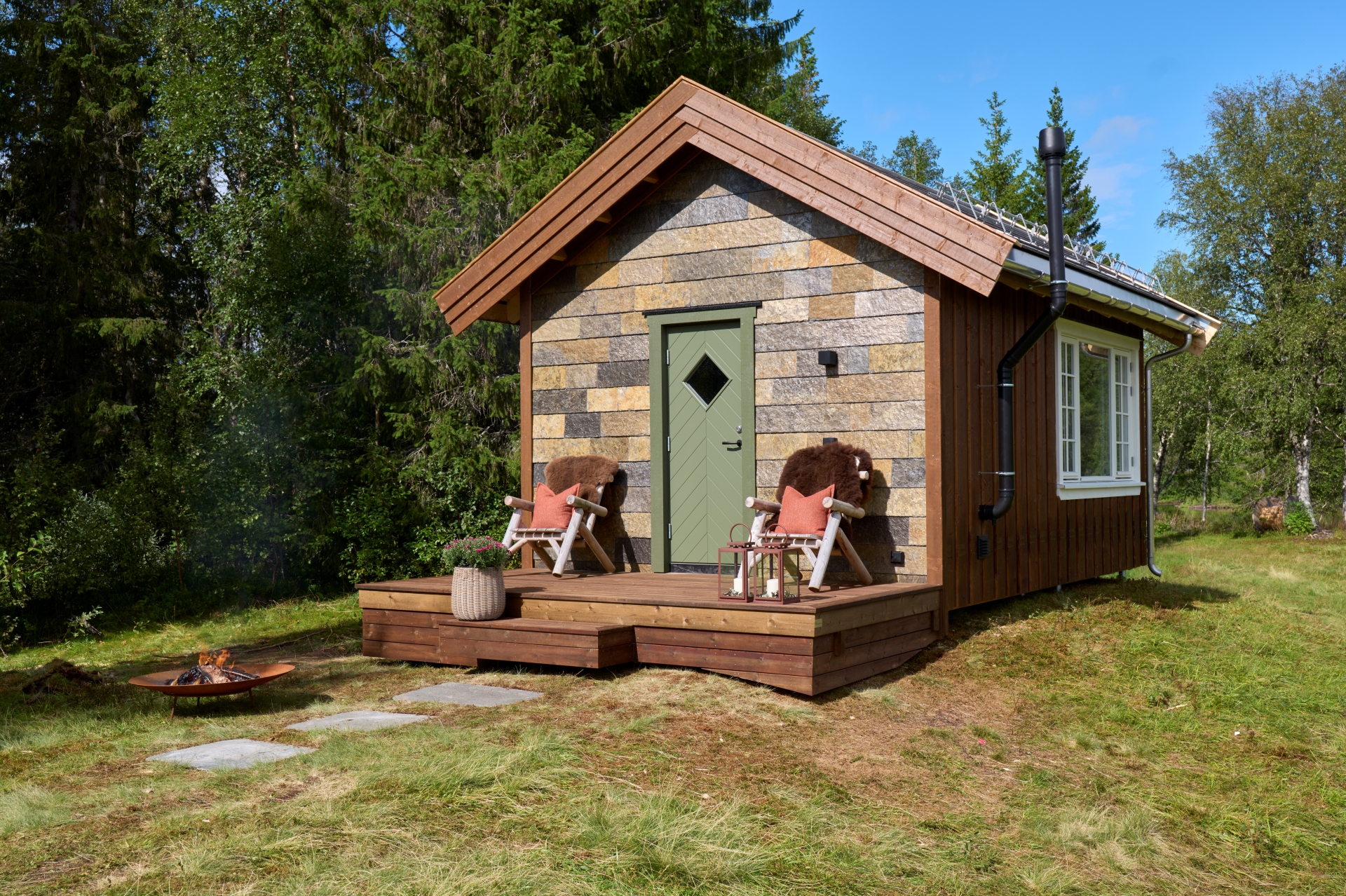 Foto fra hytteprosjektet til Eventyrlig Oppussing på Snåsa, 2025