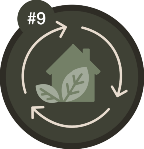 Klimasymbol 9 - Gjenbrukbart