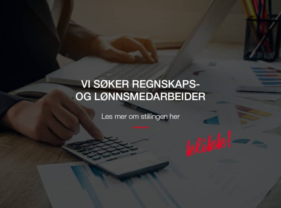 Stillingsannonse: Regnskaps- og lønnsmedarbeider